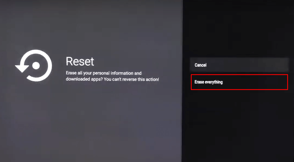 How to Reset Sharp TV - Tap Erase Everything