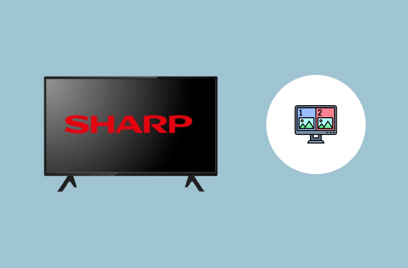 Sharp TV Split Screen